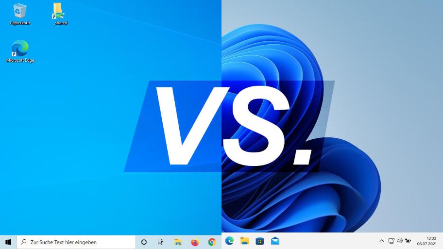 Windows 10 vs Windows 11